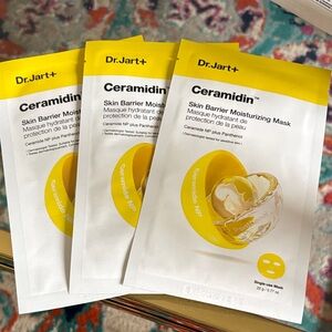 Three Dr Jart+ ceramidin skin barrier moisture masks